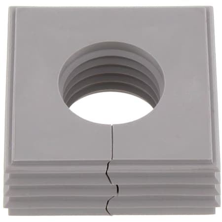 Conta-Clip Large Seal, 17.7 mm. H x 42.8 mm. W x 42.8 mm. L, Thermoplastic Elastomer 28583.6